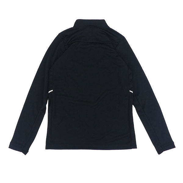 ナイキNIKEジュニアアカデミーDri-FITロングスリーブ1/4ジップドリルトップHJ3721-010サッカーフットサル練習着長袖ブラック子供用