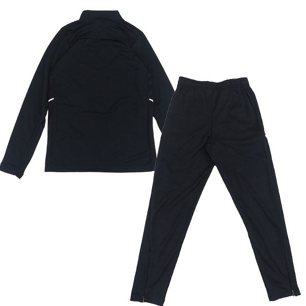 【上下セット】ナイキNIKEジュニアアカデミーDri-FITロングスリーブ1/4ジップドリルトップパンツ上下HJ3721-HJ3720サッカーフットサル黒子供用