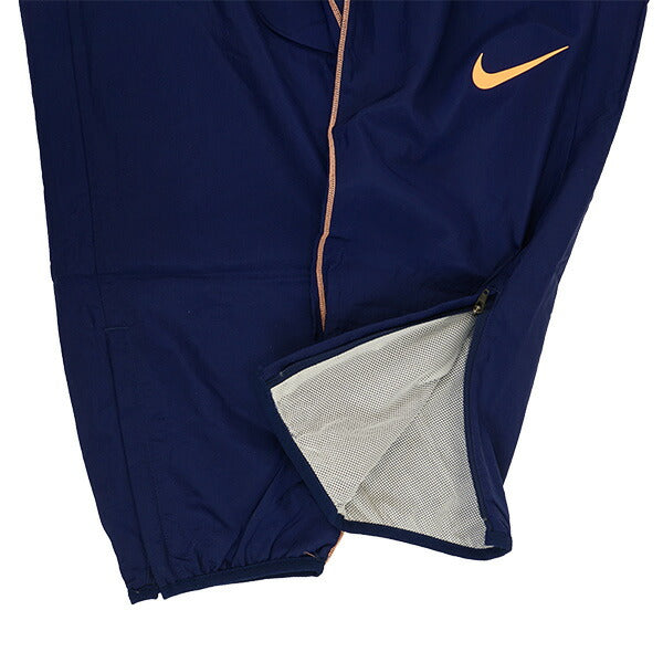 【ショップ限定エントリーでさらに+9倍】ナイキNIKE裏メッシュストライク＋撥水パンツHJ3805-492サッカーフットサルウインドブレーカーロングパンツブルーボイド