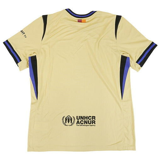 【ショップ限定エントリーでさらに+9倍】バルセロナFCB2025-26レプリカアウェイユニフォームHJ4603-784サッカー半袖チームゴールドナイキNIKE