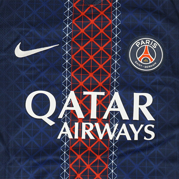 パリサンジェルマンジュニアPSG2025-26レプリカホームユニフォームHJ5293-411サッカー半袖ミッドナイトネイビー子供用ナイキNIKE