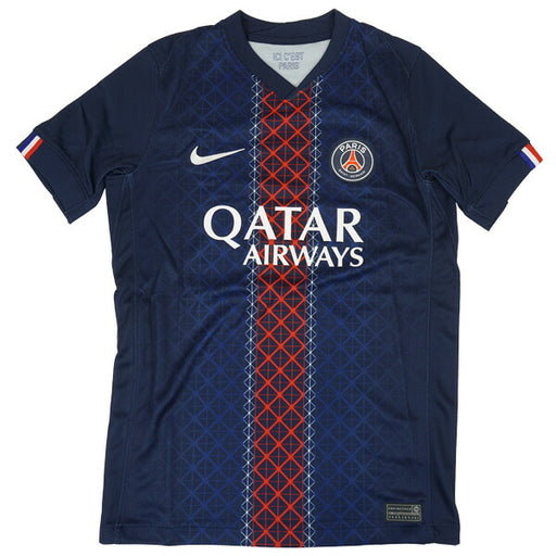 パリサンジェルマンジュニアPSG2025-26レプリカホームユニフォームHJ5293-411サッカー半袖ミッドナイトネイビー子供用ナイキNIKE