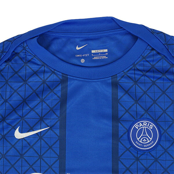パリサンジェルマンPSG2025-26アカデミープロホームプレマッチショートスリーブトップHJ7150-406サッカーレプリカプラシャツ半袖ナイキNIKE