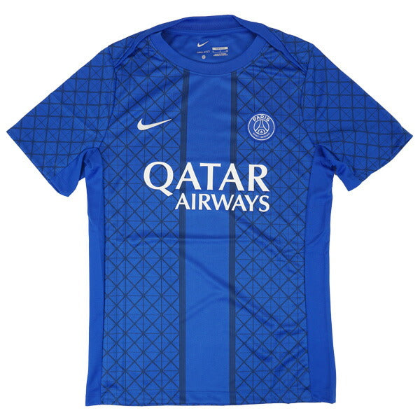 パリサンジェルマンPSG2025-26アカデミープロホームプレマッチショートスリーブトップHJ7150-406サッカーレプリカプラシャツ半袖ナイキNIKE