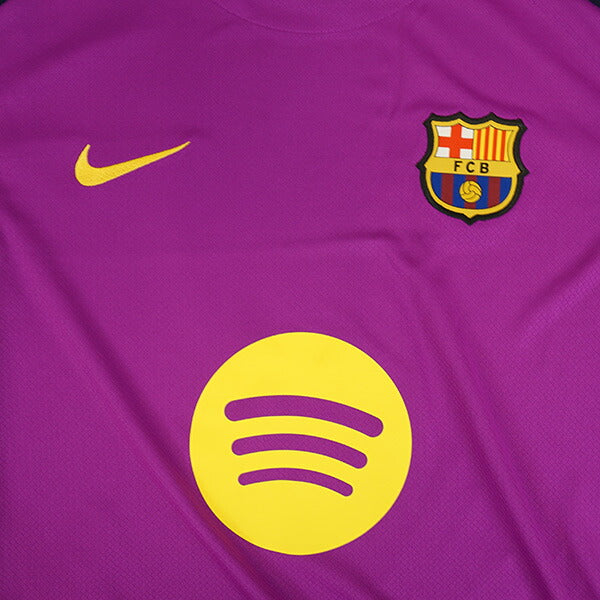 バルセロナFCB2025-26ストライクDri-FITトップHJ7752-552サッカーレプリカプラシャツ半袖ビビッドパープルナイキNIKE