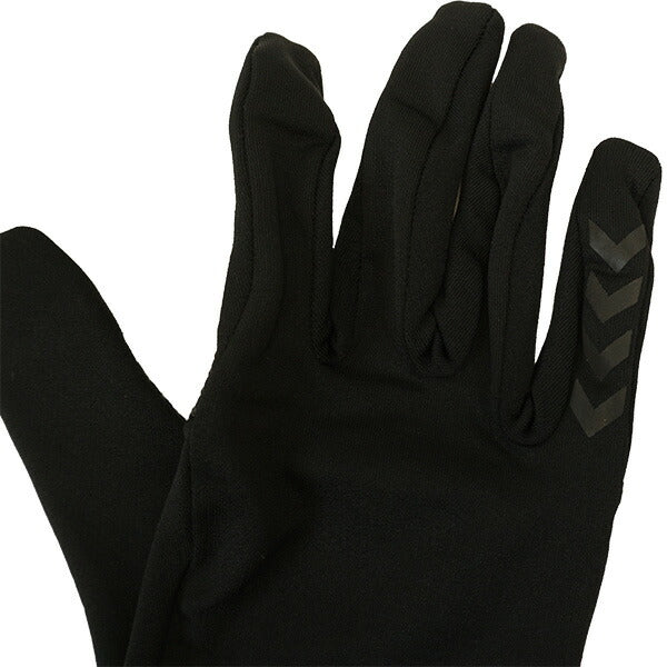 【ネコポス送料無料】ヒュンメルhummelジュニアあったかフィールドグローブHJA3068サッカーフットサル手袋防寒子供用