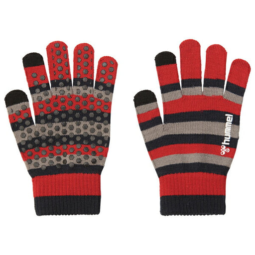 【ネコポス送料無料】ヒュンメルhummelジュニアマジックグローブニットグローブサッカー手袋HJA4127
