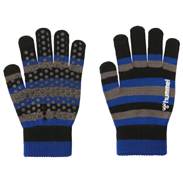 【ネコポス送料無料】ヒュンメルhummelジュニアマジックグローブニットグローブサッカー手袋HJA4127