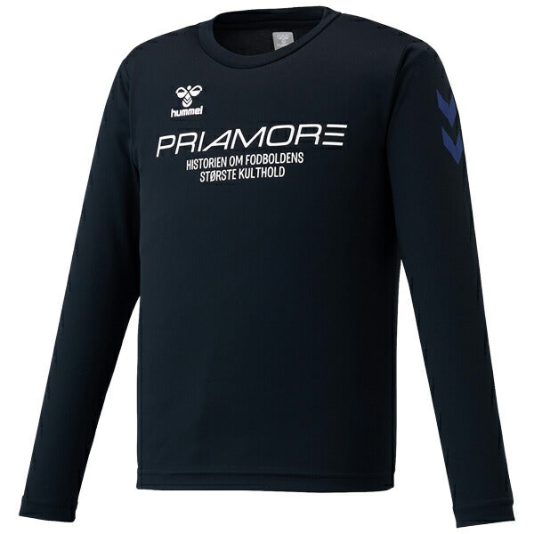 ヒュンメルhummelプリアモーレ長袖プラクティスシャツパンツ上下セットジュニアHJP7202SP