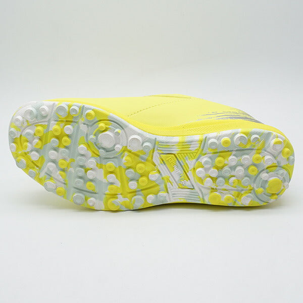 プリアモーレ6アルファVTFJRヒュンメルhummelHJS2135-3095イエロー×シルバージュニアサッカートレーニングシューズベルクロ