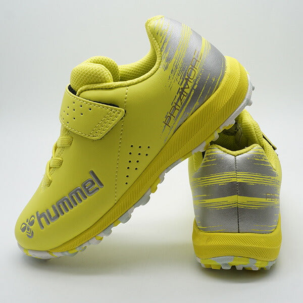 プリアモーレ6アルファVTFJRヒュンメルhummelHJS2135-3095イエロー×シルバージュニアサッカートレーニングシューズベルクロ
