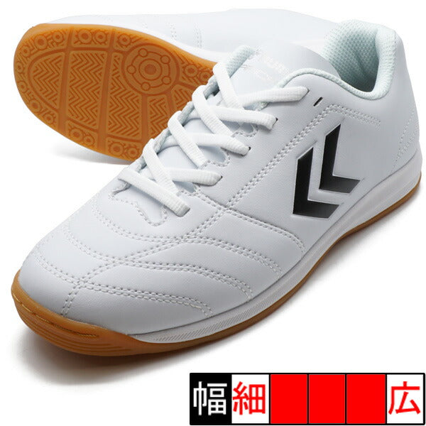 アピカーレ5INJr.ヒュンメルhummelHJS5123-1090ホワイト×ブラックジュニアフットサルシューズインドア室内用