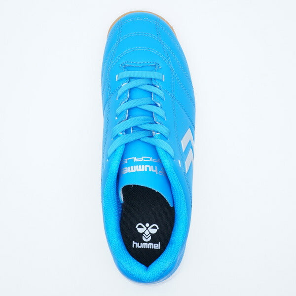 アピカーレ5INJr.ヒュンメルhummelHJS5123-7595サックス×シルバージュニアフットサルシューズインドア室内用