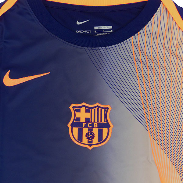 FCバルセロナFCBDri-FITサッカープレマッチトップナイキHM3437-411ラ・リーガレプリカプラクティスシャツメンズ