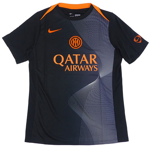 インテルミラノ2025-26ACDトップナイキNIKEHM3441-010サッカーセリエAレプリカプラクティスシャツメンズ