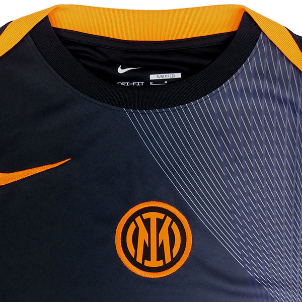 インテルミラノ2025-26ACDトップナイキNIKEHM3441-010サッカーセリエAレプリカプラクティスシャツメンズ