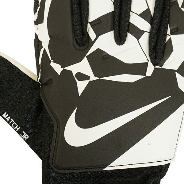 【ネコポス送料無料】ナイキNIKEマッチジュニアHQ0258-010サッカーキーパーグローブGKグローブゴールキーパーブラックホワイト子供用