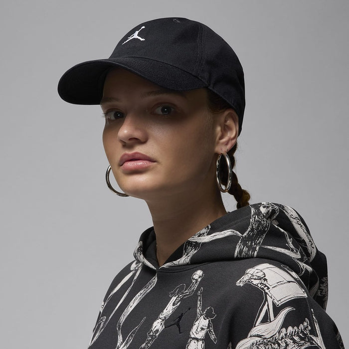 ナイキNIKEスポーツキャップ帽子ジョーダンクラブアンストラクチャードカーブドビルキャップメンズレディース大人ウォッシュ加工通気HQ1963-010