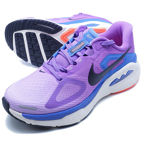 ウィメンズストラクチャープラスナイキNIKEHQ3049-502ブライトバイオレットレディースランニングシューズ