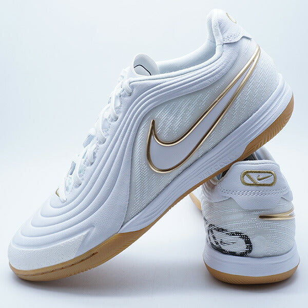 ティエンポリアクトガトICナイキNIKEHQ3159-170ホワイトゴールドフットサルシューズ