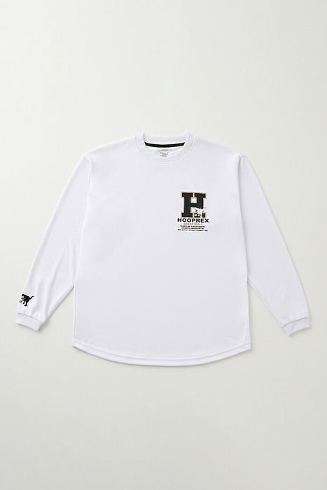 【ネコポス送料無料】オンザコートバスケットボールゲームシャツロングスリーブシャツTシャツ長袖メンズレディース左胸