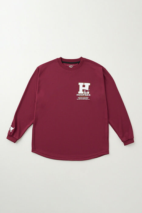 【ネコポス送料無料】オンザコートバスケットボールゲームシャツロングスリーブシャツTシャツ長袖メンズレディース左胸