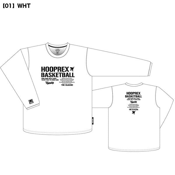 【ネコポス送料無料】オンザコートONTHECOURTHOOPREXフープレックスロングスリーブTシャツバスケットボール長袖HRXLT-050