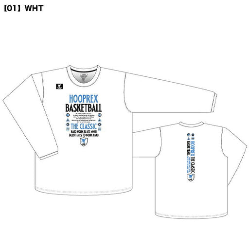 【ネコポス送料無料】オンザコートONTHECOURTフープレックスHOOPREXロングスリーブTシャツバスケットボールシャツ長袖HRXLT-050