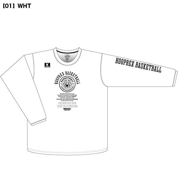 【ネコポス送料無料】オンザコートONTHECOURTフープレックスHOOPREXロングスリーブTシャツバスケットボールシャツ長袖HRXLT-059