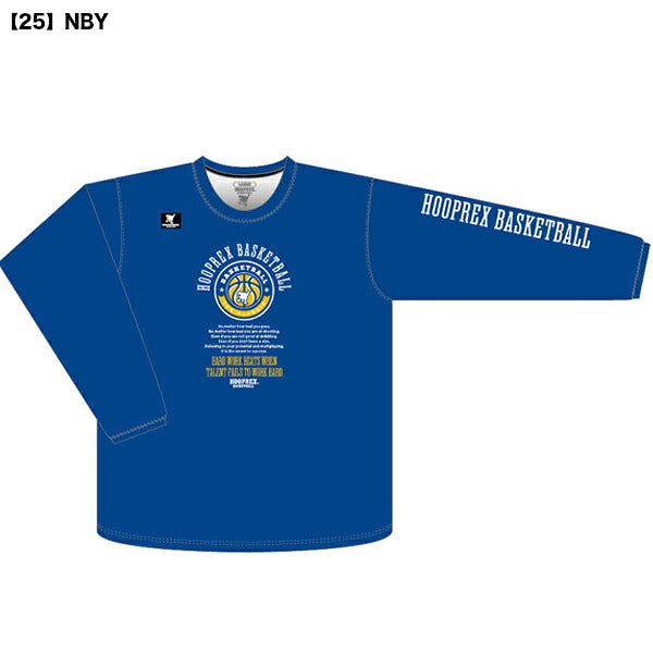 【ネコポス送料無料】オンザコートONTHECOURTフープレックスHOOPREXロングスリーブTシャツバスケットボールシャツ長袖HRXLT-059