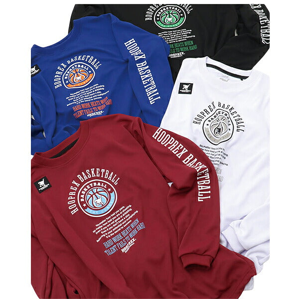 【ネコポス送料無料】オンザコートONTHECOURTフープレックスHOOPREXロングスリーブTシャツバスケットボールシャツ長袖HRXLT-059