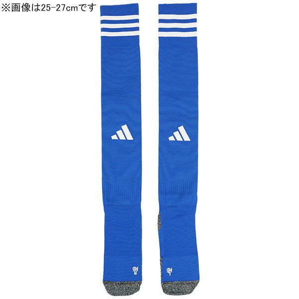 【ネコポス送料無料】アディダスadidasジュニアADI23ソックスHT5028Jサッカーフットサルストッキング靴下3本ラインブルー子供用
