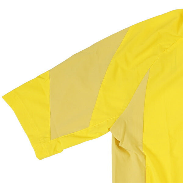 ナイキNIKEエアショートスリーブトップHV0773-718サッカーフットサルカジュアルハーフジップトップスイエロー