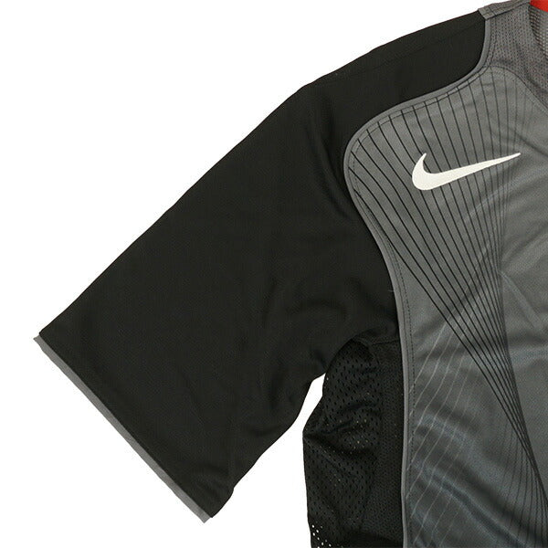 【エントリーでポイント10倍】ナイキNIKEトータル90Dri-FITショートスリーブサッカーユニフォームHV1179-010サッカーフットサルプラシャツ半袖ブラック