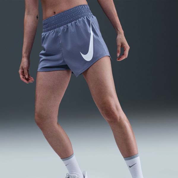 【ネコポス送料無料】NIKEナイキレディースDri-FITミッドライズルーズ8cmランニングショートパンツインナー付きNikeOneSwooshHV2617-499