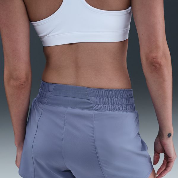 【ネコポス送料無料】NIKEナイキレディースDri-FITミッドライズルーズ8cmランニングショートパンツインナー付きNikeOneSwooshHV2617-499