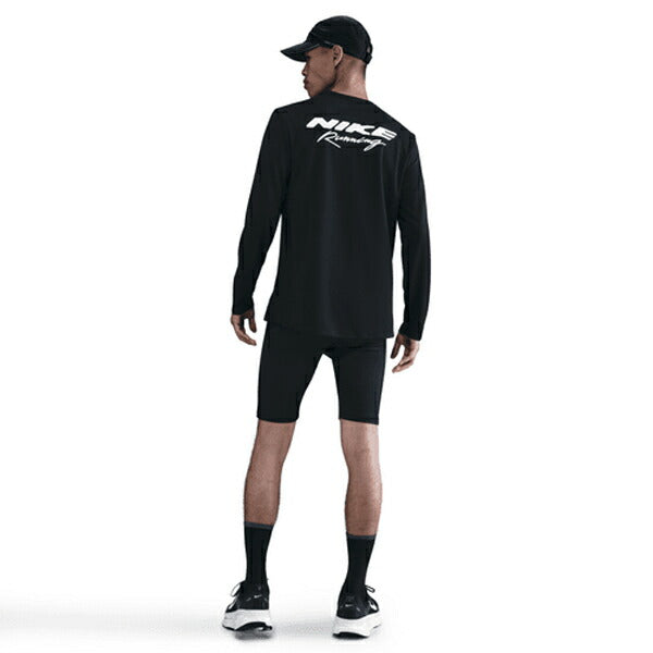ナイキNIKEマイラーメンズドライフィットUVロングスリーブランニングトップ25HOHV2661-010