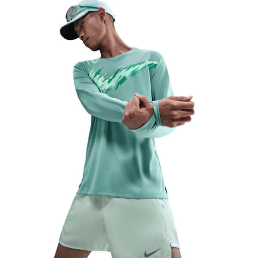 ナイキNIKEマイラーメンズドライフィットUVロングスリーブランニングトップ25HOHV2661-017