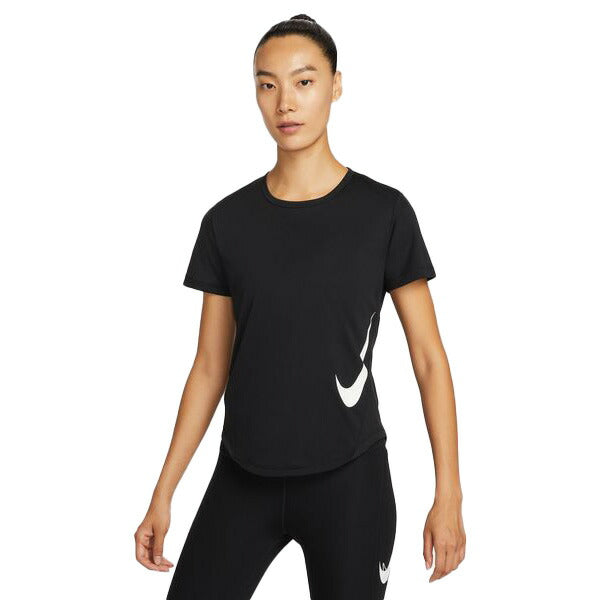 【ネコポス送料無料】ナイキNIKEレディースランニングシャツテンポSWSHHBRDFS/Sトップ25FATシャツ半袖ブラックHV2773-010