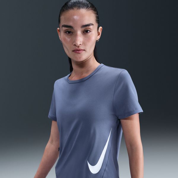 【ネコポス送料無料】NIKEナイキレディースDri-FITショートスリーブ半袖TシャツランニングトップNikeTempoSwooshRunHV2773-499