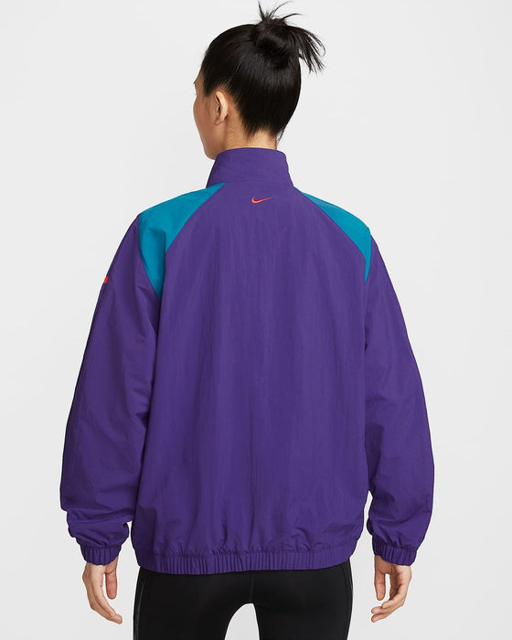 ナイキNIKEスポーツトレーニングウェアレディース長袖オーバーサイズドウーブンジャケットNSWLOGO25FAHV4108