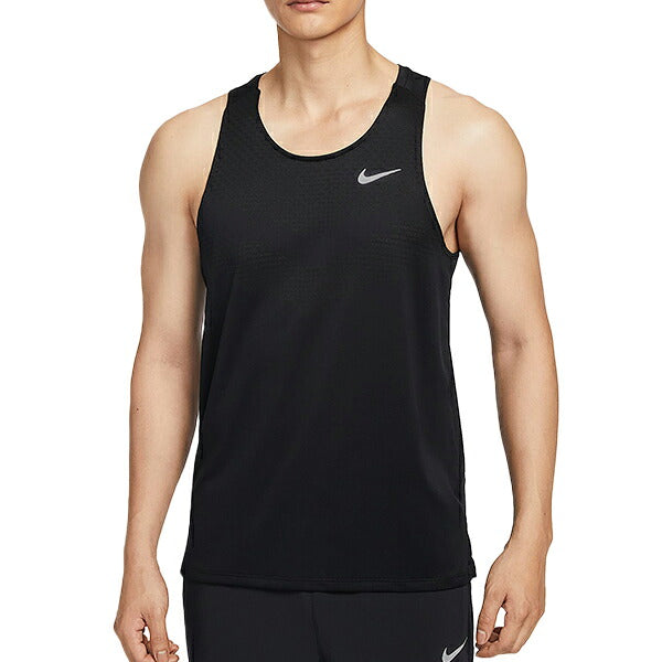 NIKEナイキDri-FITADVSTRIDEストライドTANKランニングシャツHV5211-010ランニング陸上ノースリーブメンズ