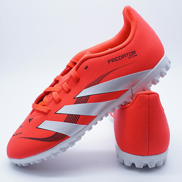 PREDATORCLUBTFJアディダスadidasID3805ルシッドレッドジュニアサッカートレーニングシューズ