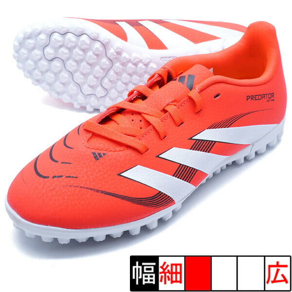 PREDATORCLUBTFJアディダスadidasID3805ルシッドレッドジュニアサッカートレーニングシューズ