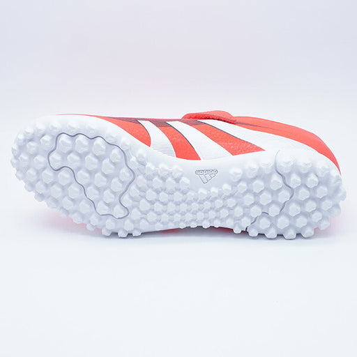 PREDATORCLUBH&LTFJアディダスadidasID3809ルシッドレッドジュニアサッカートレーニングシューズベルクロ