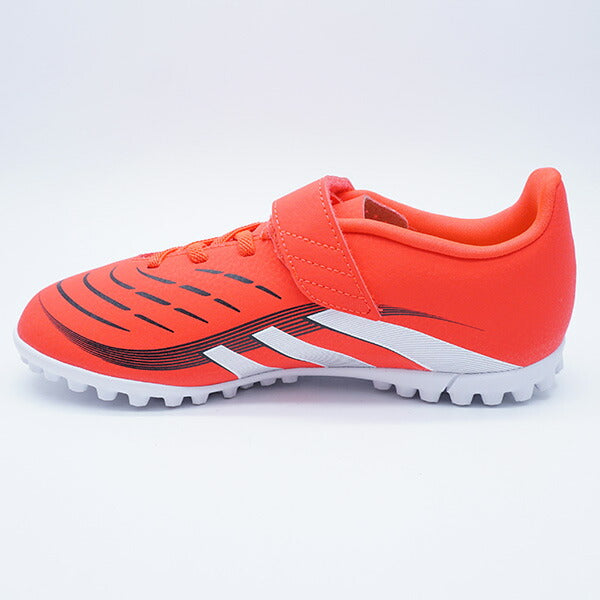 PREDATORCLUBH&LTFJアディダスadidasID3809ルシッドレッドジュニアサッカートレーニングシューズベルクロ