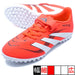 PREDATORCLUBH&LTFJアディダスadidasID3809ルシッドレッドジュニアサッカートレーニングシューズベルクロ