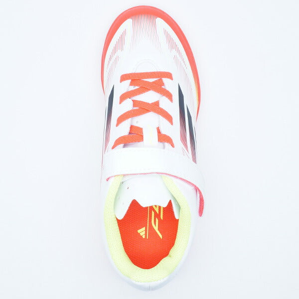 F50CLUBH&LTFJアディダスadidasIE1313フットウェアホワイトジュニアサッカートレーニングシューズベルクロ