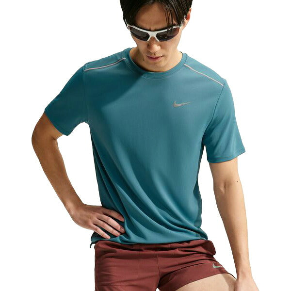 【ネコポス送料無料】ナイキNIKEメンズランニングシャツMILERSS26HOマイラーDri-FITUVプロテクションショートスリーブランニングトップIF2083-008