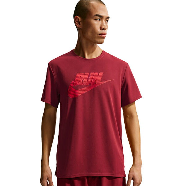 【ネコポス送料無料】ナイキNIKEランニングシャツメンズナイキマイラーDri-FITUVプロテクションショートスリーブランニングトップIF9476-641